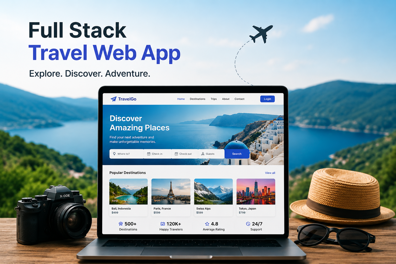 Full-Stack Travel Web App